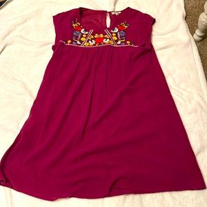 Purple baby doll like dress